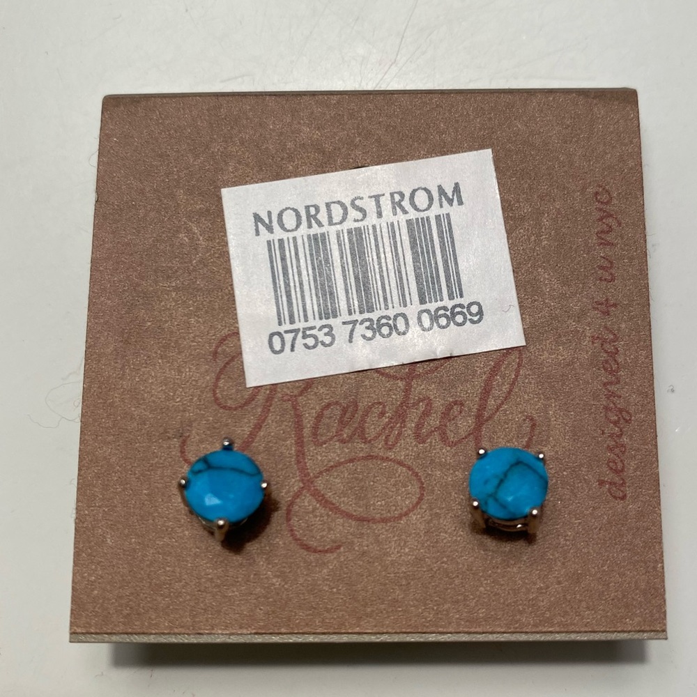 Blue Stud Earrings Never Worn from Nordstrom